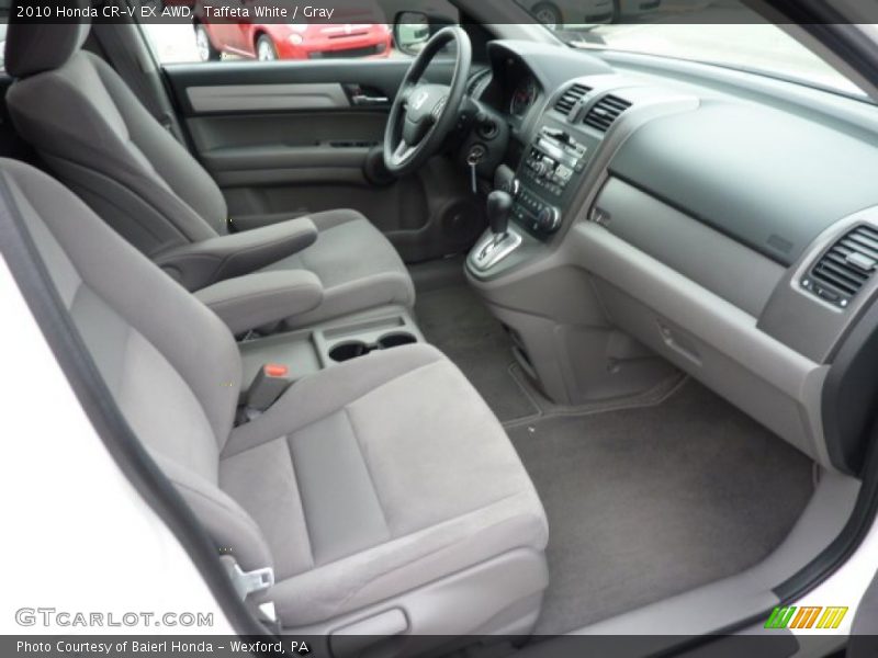 Taffeta White / Gray 2010 Honda CR-V EX AWD
