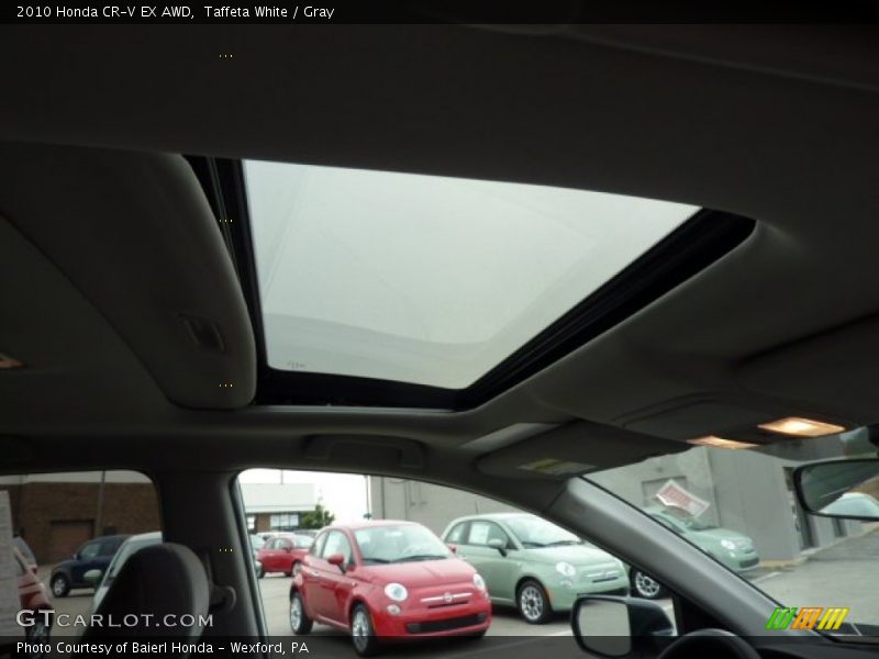 Taffeta White / Gray 2010 Honda CR-V EX AWD