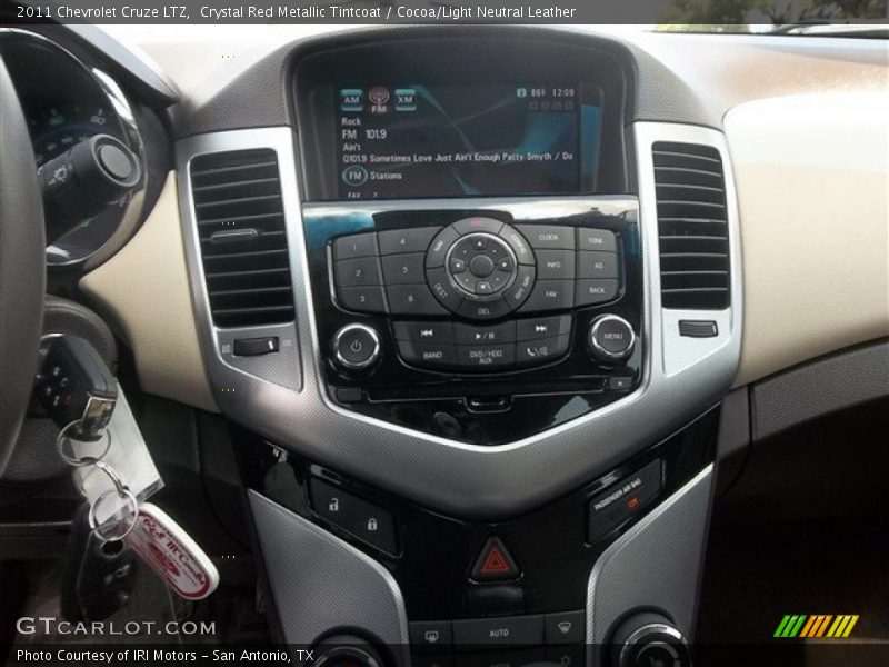 Crystal Red Metallic Tintcoat / Cocoa/Light Neutral Leather 2011 Chevrolet Cruze LTZ