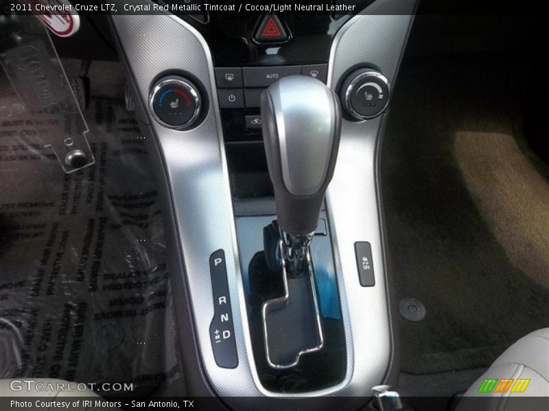Crystal Red Metallic Tintcoat / Cocoa/Light Neutral Leather 2011 Chevrolet Cruze LTZ