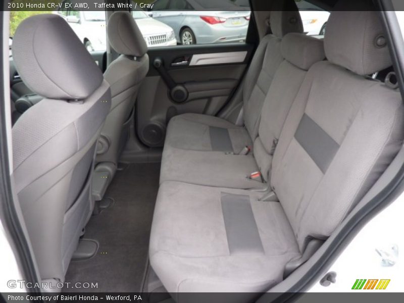 Taffeta White / Gray 2010 Honda CR-V EX AWD