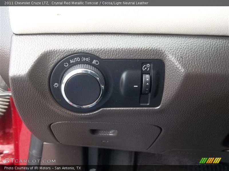 Crystal Red Metallic Tintcoat / Cocoa/Light Neutral Leather 2011 Chevrolet Cruze LTZ