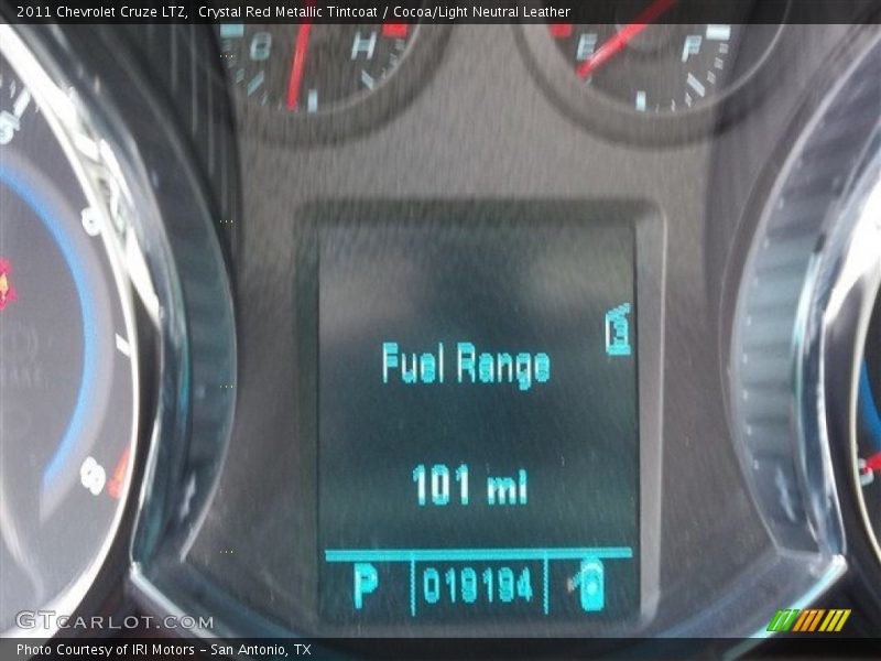 Crystal Red Metallic Tintcoat / Cocoa/Light Neutral Leather 2011 Chevrolet Cruze LTZ