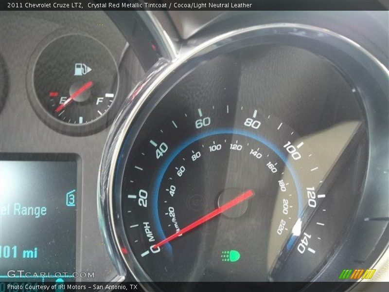 Crystal Red Metallic Tintcoat / Cocoa/Light Neutral Leather 2011 Chevrolet Cruze LTZ