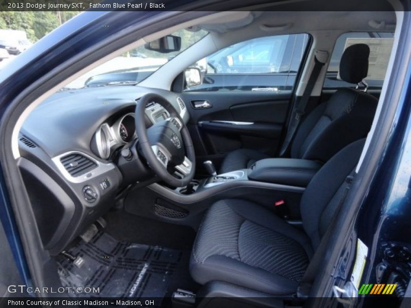 Fathom Blue Pearl / Black 2013 Dodge Journey SXT