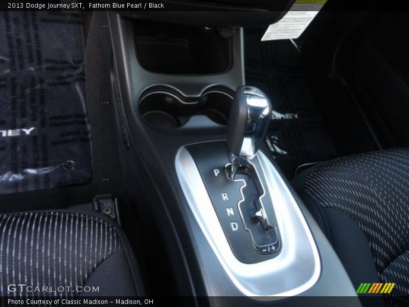 Fathom Blue Pearl / Black 2013 Dodge Journey SXT