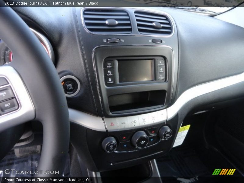 Fathom Blue Pearl / Black 2013 Dodge Journey SXT