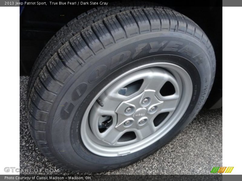 True Blue Pearl / Dark Slate Gray 2013 Jeep Patriot Sport