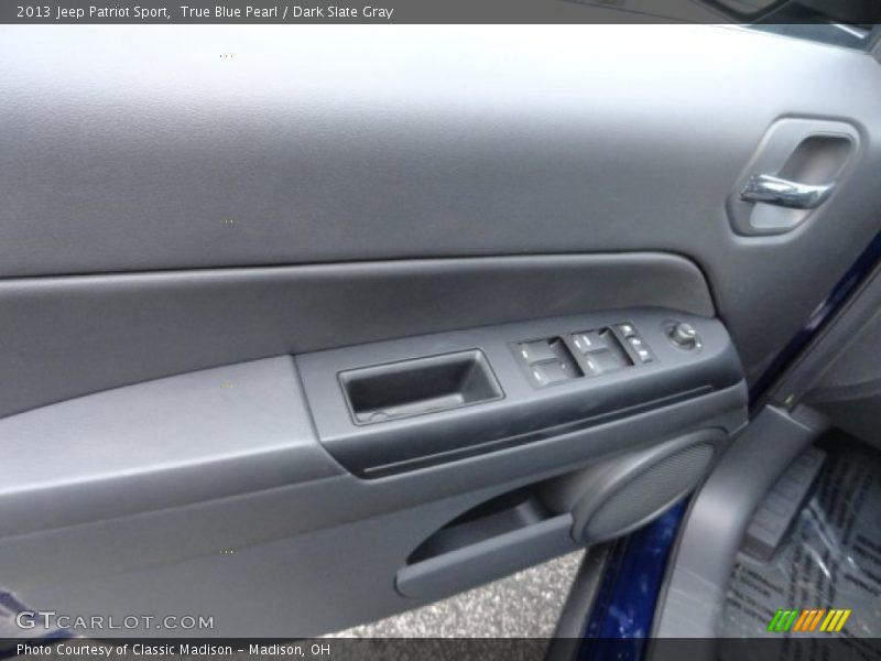 True Blue Pearl / Dark Slate Gray 2013 Jeep Patriot Sport