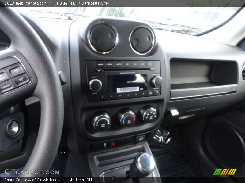 True Blue Pearl / Dark Slate Gray 2013 Jeep Patriot Sport