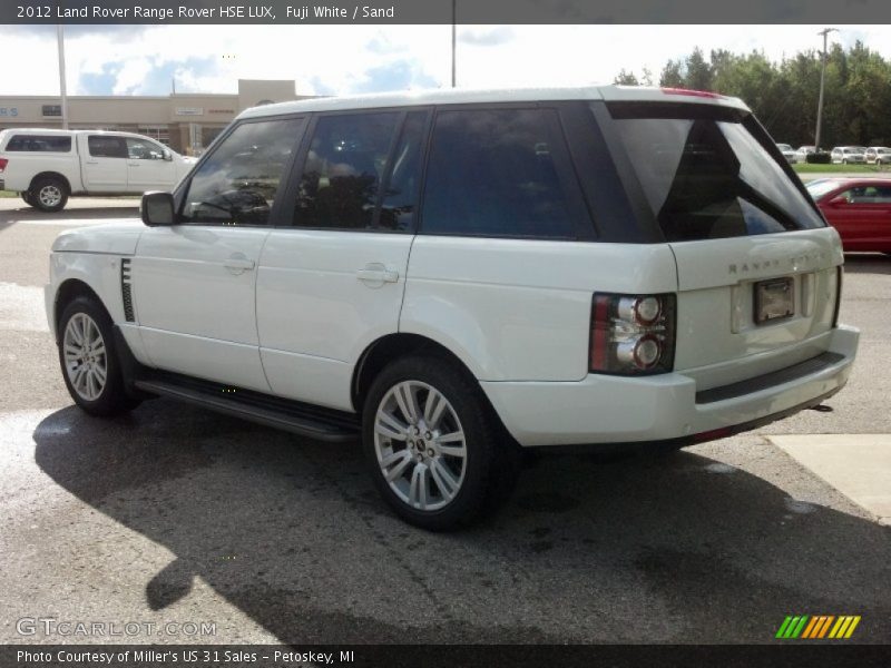 Fuji White / Sand 2012 Land Rover Range Rover HSE LUX
