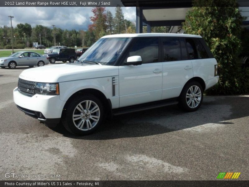 Fuji White / Sand 2012 Land Rover Range Rover HSE LUX