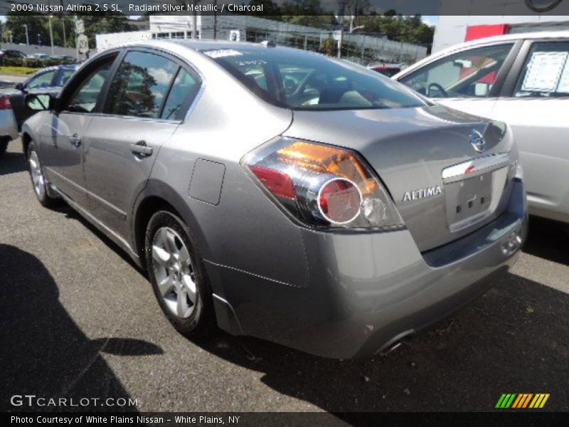 Radiant Silver Metallic / Charcoal 2009 Nissan Altima 2.5 SL
