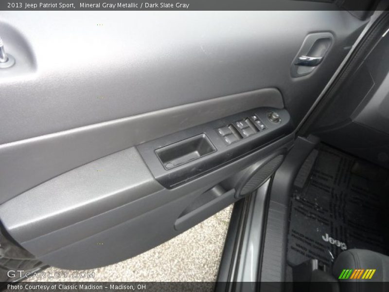Mineral Gray Metallic / Dark Slate Gray 2013 Jeep Patriot Sport