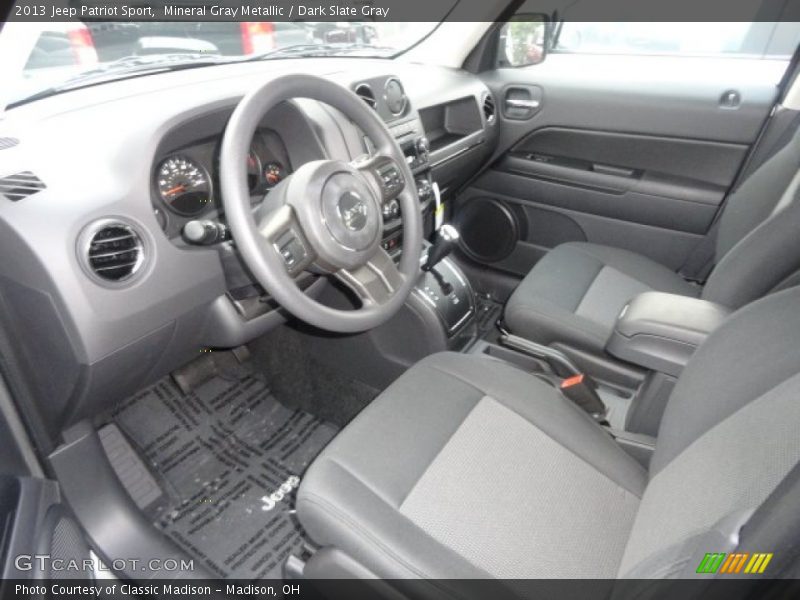Mineral Gray Metallic / Dark Slate Gray 2013 Jeep Patriot Sport