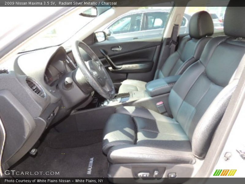Radiant Silver Metallic / Charcoal 2009 Nissan Maxima 3.5 SV