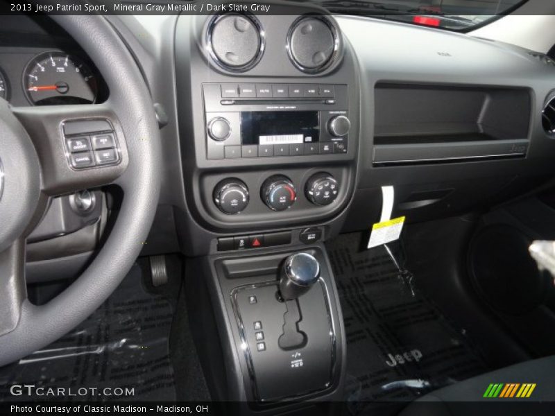 Mineral Gray Metallic / Dark Slate Gray 2013 Jeep Patriot Sport