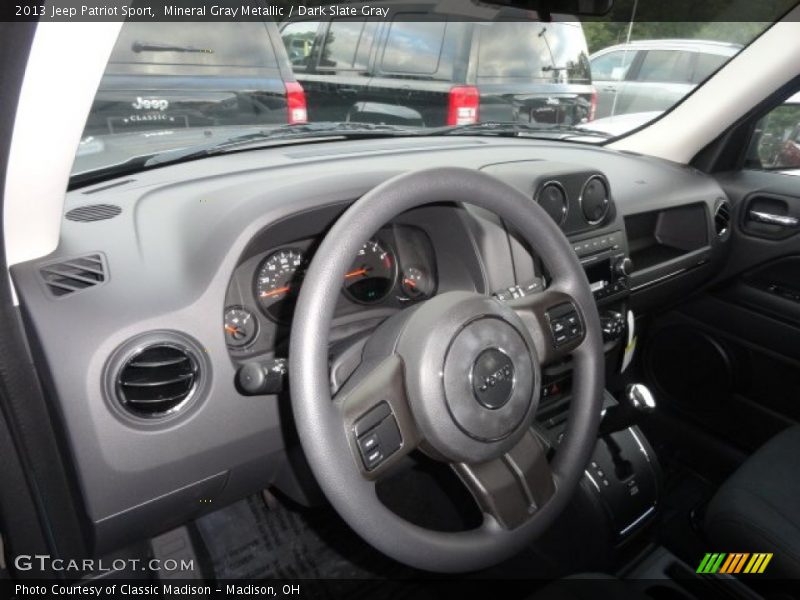 Mineral Gray Metallic / Dark Slate Gray 2013 Jeep Patriot Sport