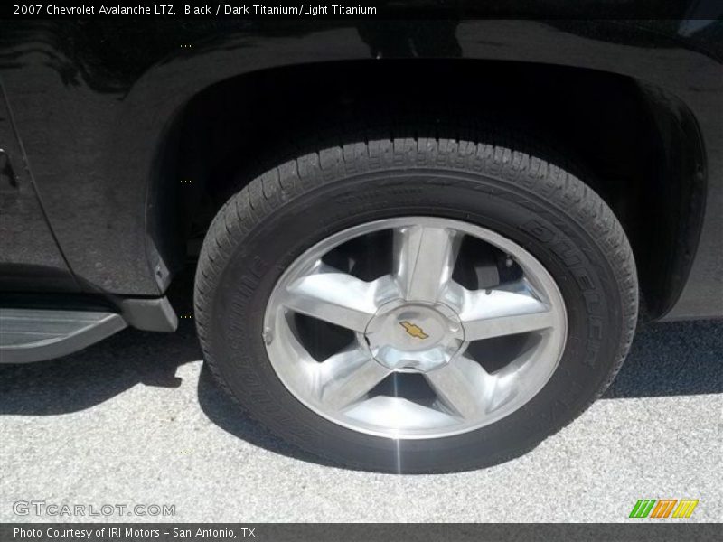 Black / Dark Titanium/Light Titanium 2007 Chevrolet Avalanche LTZ