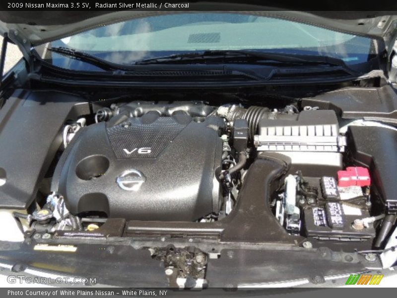 Radiant Silver Metallic / Charcoal 2009 Nissan Maxima 3.5 SV