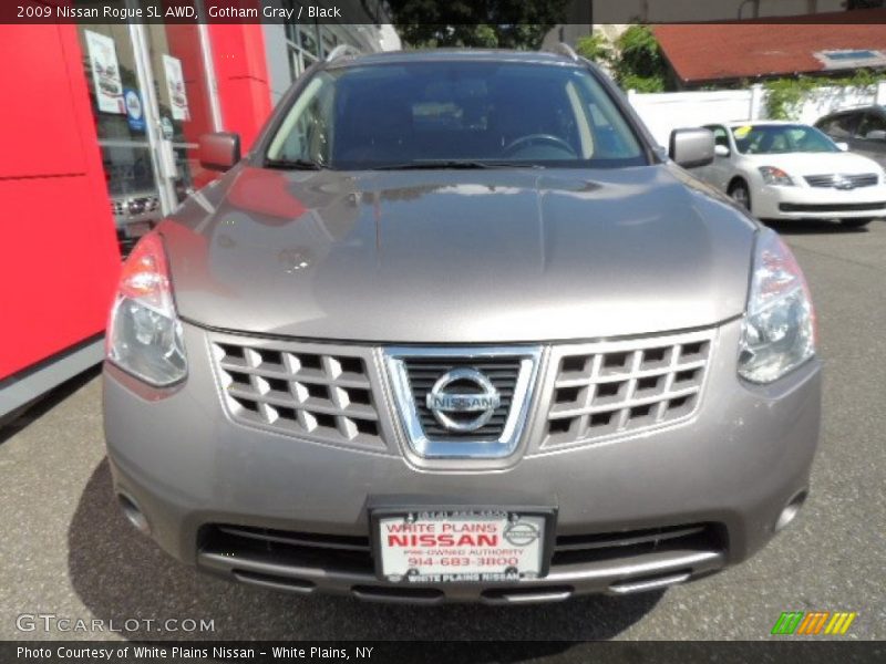 Gotham Gray / Black 2009 Nissan Rogue SL AWD