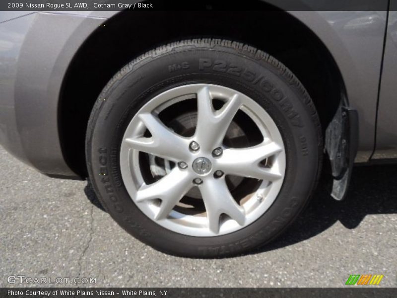 Gotham Gray / Black 2009 Nissan Rogue SL AWD