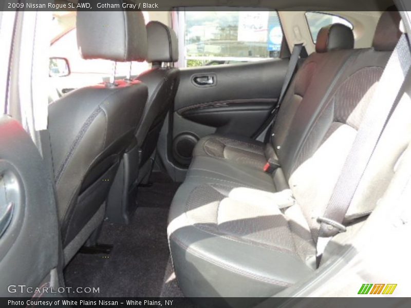 Gotham Gray / Black 2009 Nissan Rogue SL AWD