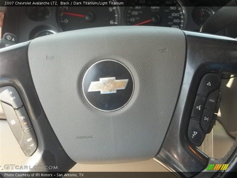 Black / Dark Titanium/Light Titanium 2007 Chevrolet Avalanche LTZ