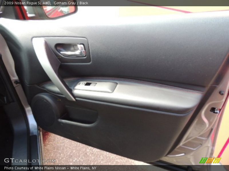 Gotham Gray / Black 2009 Nissan Rogue SL AWD