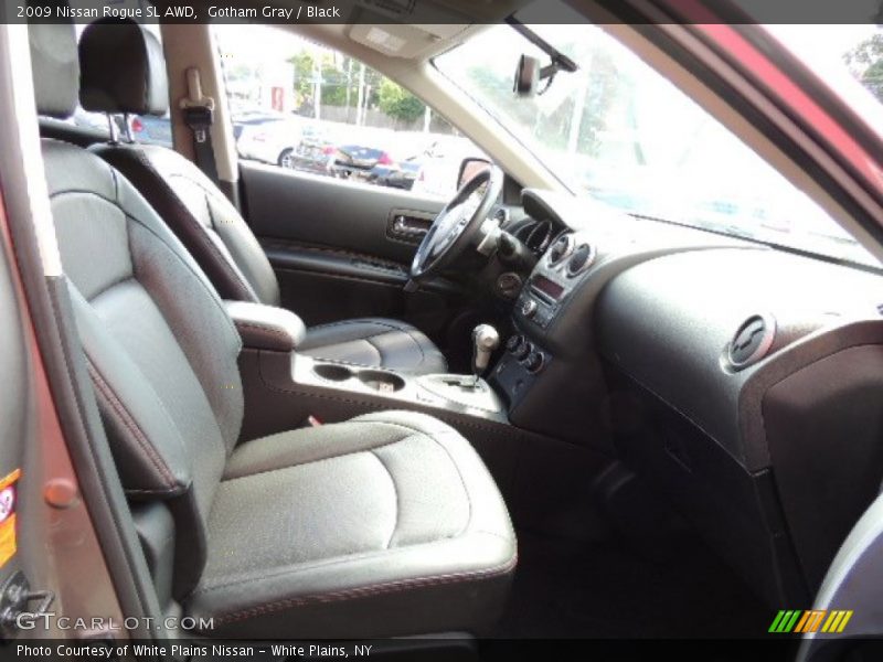Gotham Gray / Black 2009 Nissan Rogue SL AWD