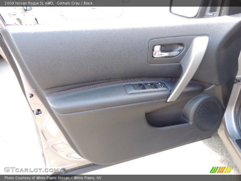 Gotham Gray / Black 2009 Nissan Rogue SL AWD
