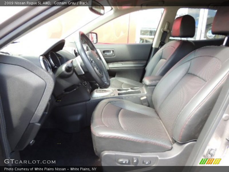 Gotham Gray / Black 2009 Nissan Rogue SL AWD