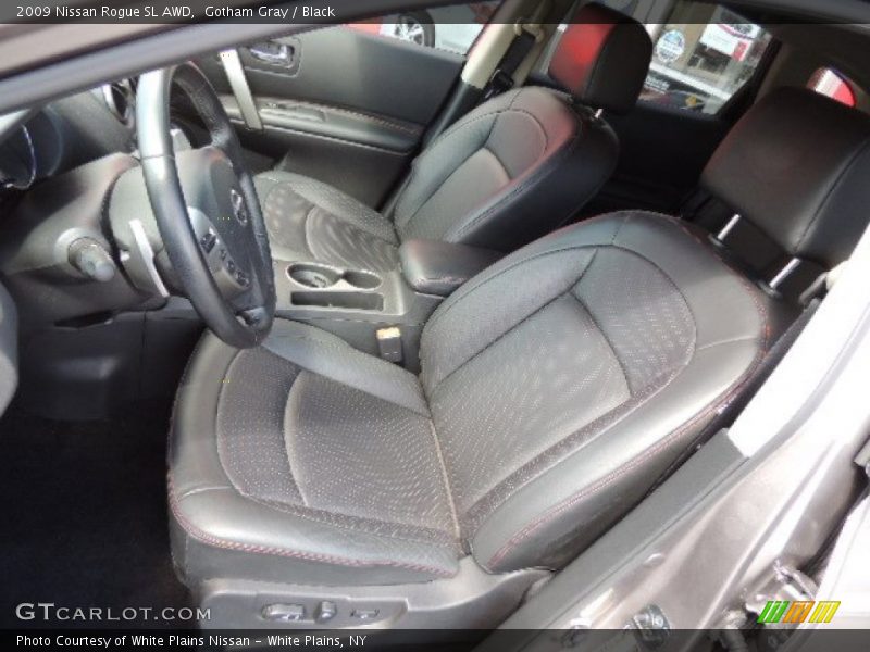 Gotham Gray / Black 2009 Nissan Rogue SL AWD