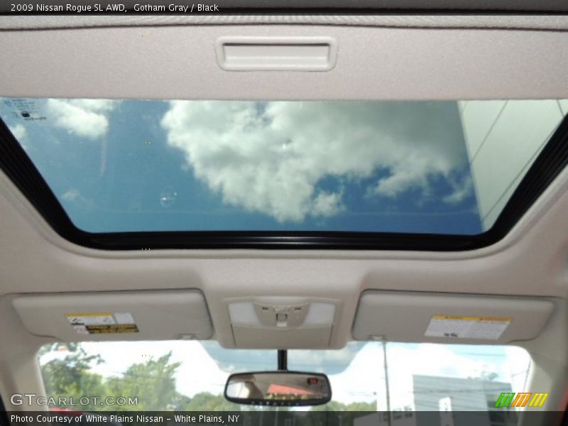 Gotham Gray / Black 2009 Nissan Rogue SL AWD