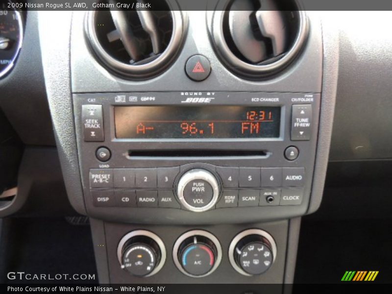 Gotham Gray / Black 2009 Nissan Rogue SL AWD