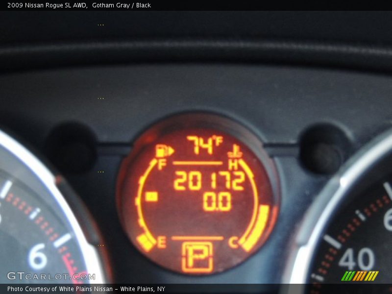 Gotham Gray / Black 2009 Nissan Rogue SL AWD