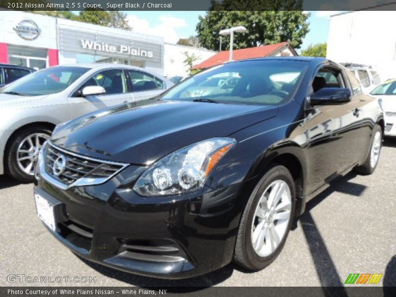 Super Black / Charcoal 2012 Nissan Altima 2.5 S Coupe