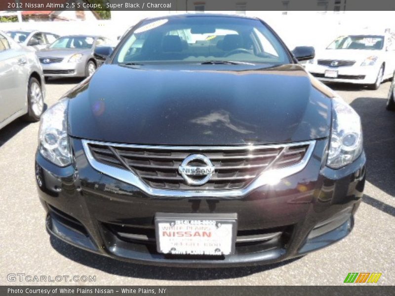 Super Black / Charcoal 2012 Nissan Altima 2.5 S Coupe