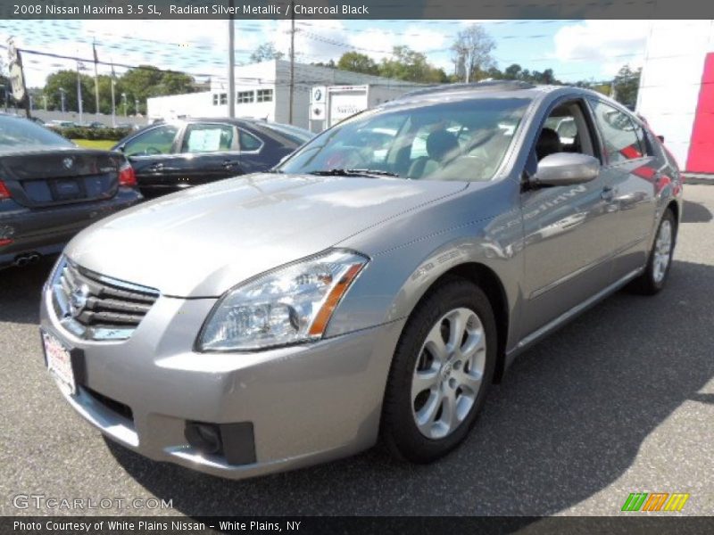Radiant Silver Metallic / Charcoal Black 2008 Nissan Maxima 3.5 SL