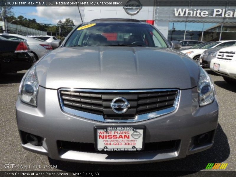 Radiant Silver Metallic / Charcoal Black 2008 Nissan Maxima 3.5 SL