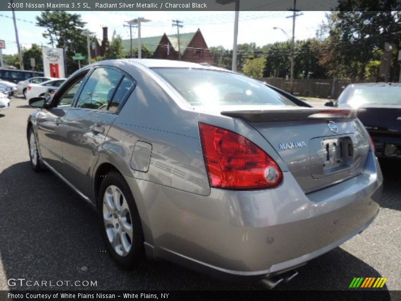Radiant Silver Metallic / Charcoal Black 2008 Nissan Maxima 3.5 SL