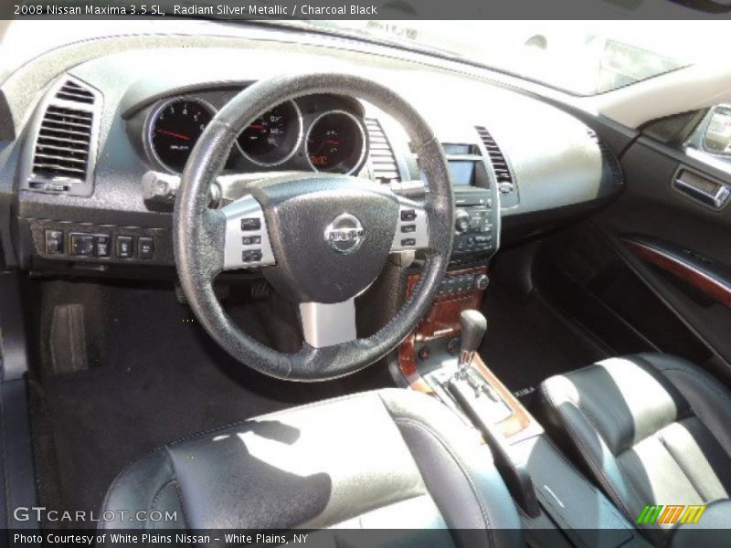 Radiant Silver Metallic / Charcoal Black 2008 Nissan Maxima 3.5 SL