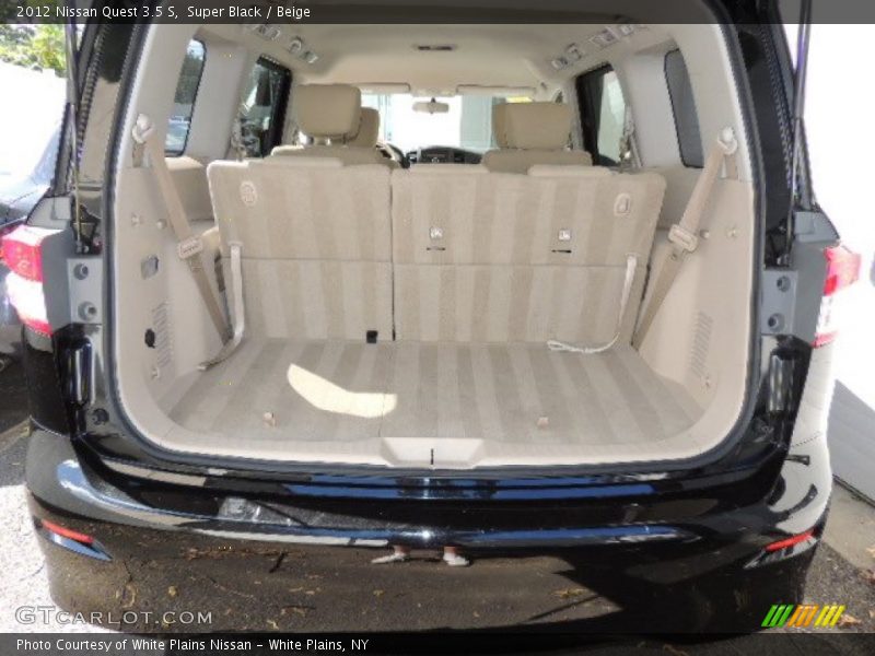 Super Black / Beige 2012 Nissan Quest 3.5 S