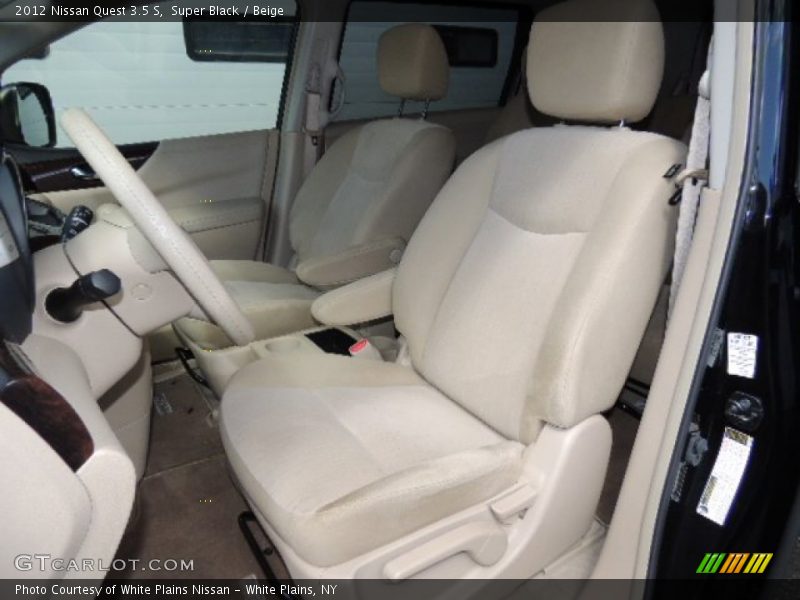 Super Black / Beige 2012 Nissan Quest 3.5 S