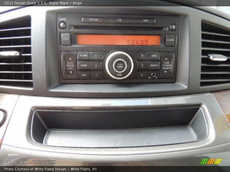 Super Black / Beige 2012 Nissan Quest 3.5 S