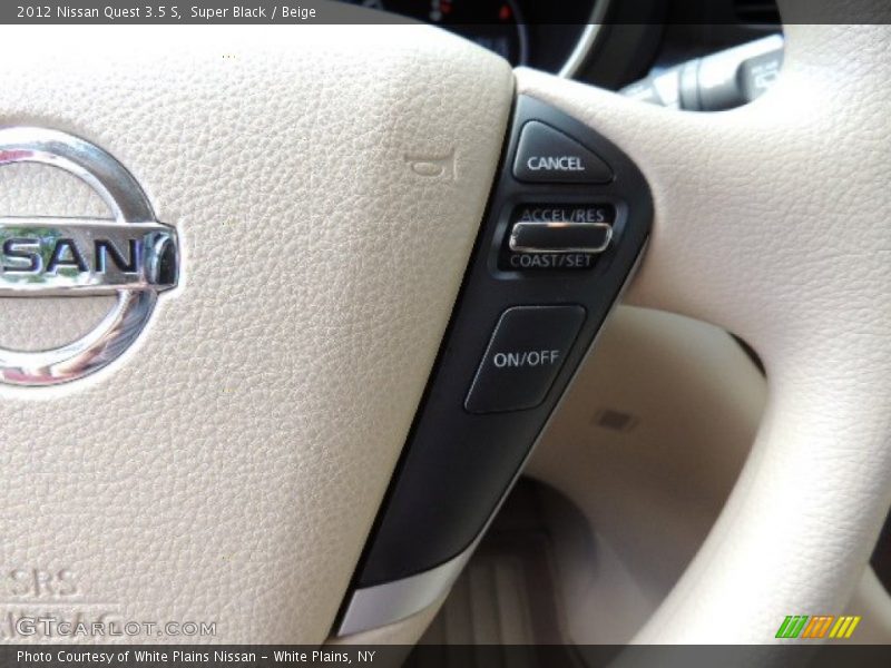 Super Black / Beige 2012 Nissan Quest 3.5 S