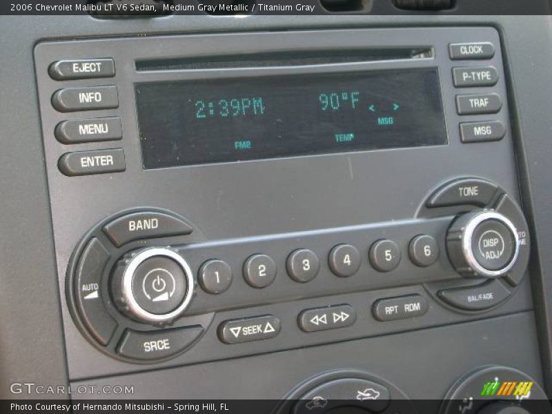 Medium Gray Metallic / Titanium Gray 2006 Chevrolet Malibu LT V6 Sedan