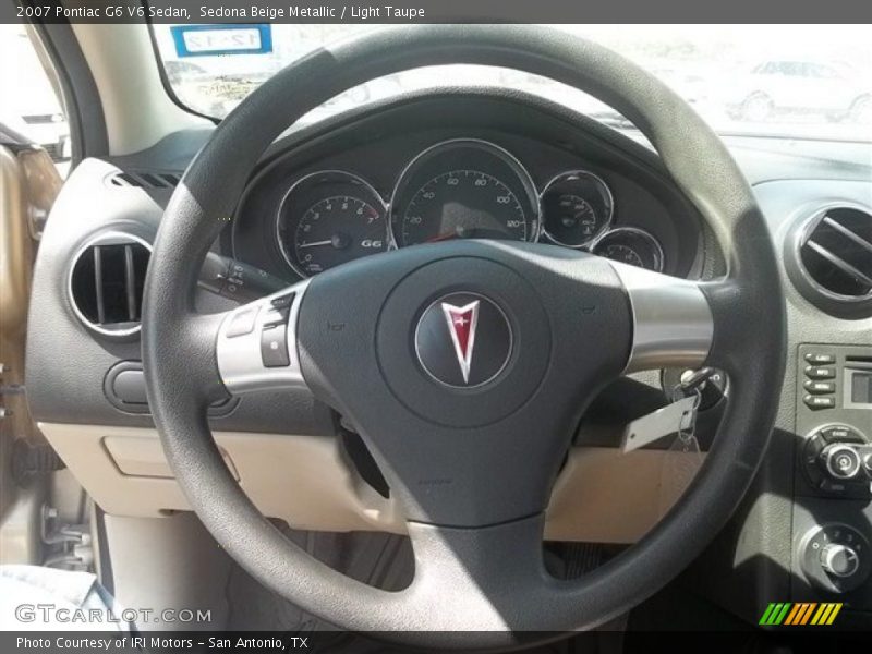Sedona Beige Metallic / Light Taupe 2007 Pontiac G6 V6 Sedan