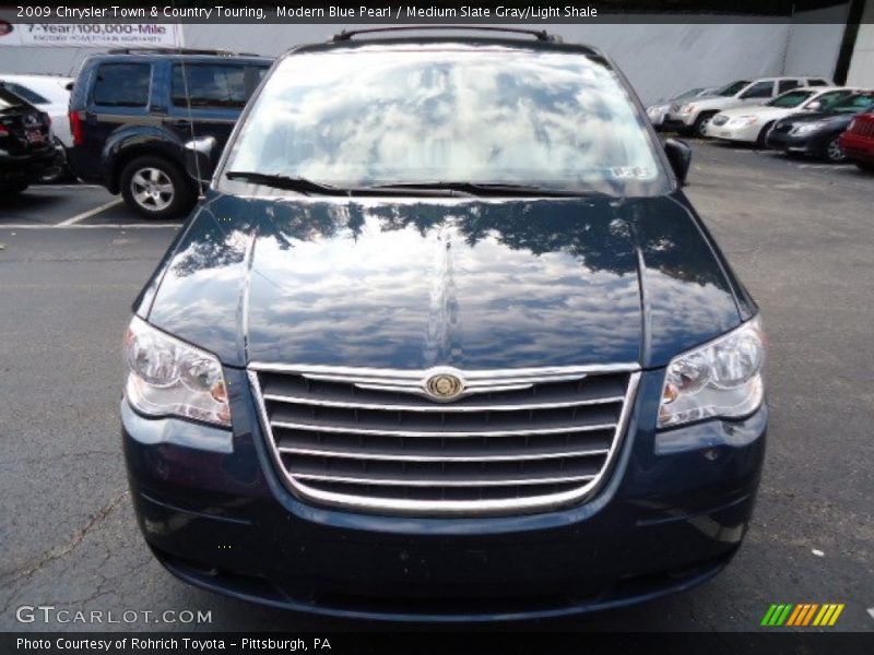 Modern Blue Pearl / Medium Slate Gray/Light Shale 2009 Chrysler Town & Country Touring