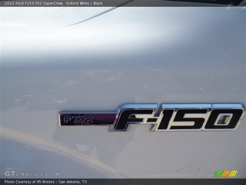 Oxford White / Black 2013 Ford F150 FX2 SuperCrew